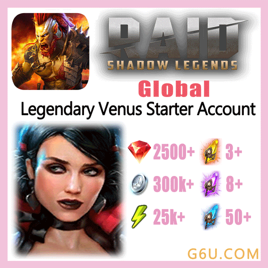 Raid: Shadow Legends Legendary Venus Starter Account (Global)