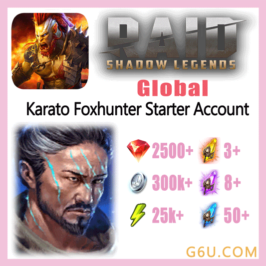 Raid: Shadow Legends Legendary Karato Foxhunter Starter Account (Global)