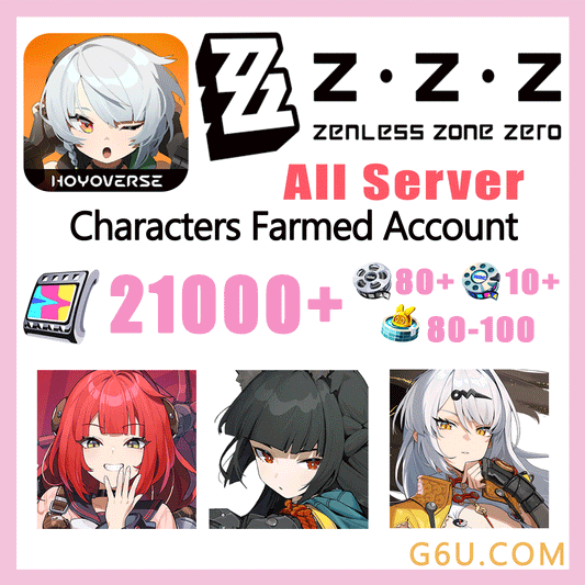 Zenless Zone Zero Characters Farmed Account ( All Server )