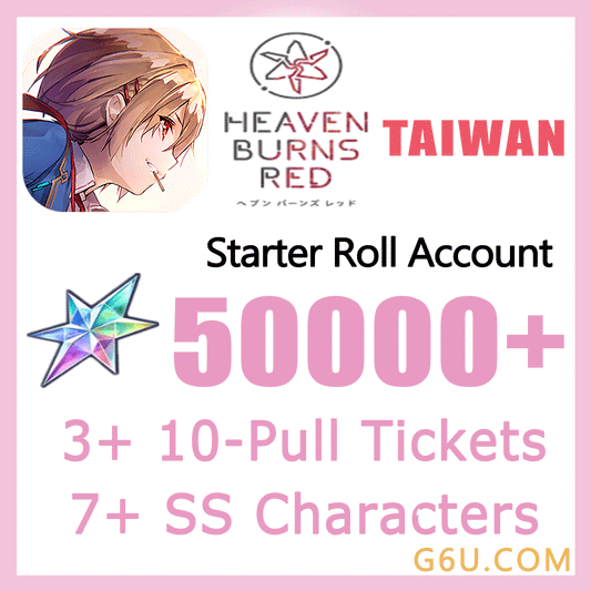 Heaven Burns Red Starter Reroll Account (TAIWAN)