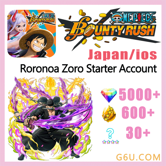 ONE PIECE Bounty Rush Roronoa Zoro Starter Account ( Japan | IOS )