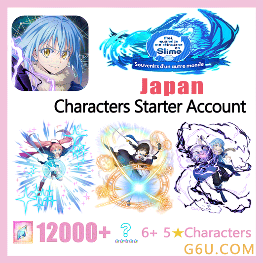 SLIME ISEKAI Memories Characters Starter Account  (Japan)