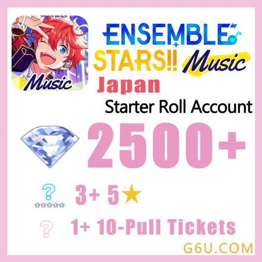 Ensemble Stars Music Enstars Reroll Fresh Starter Account（Japan）