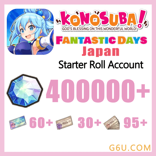 KonoSuba Fantastic Days Starter Roll Account ( Japan )
