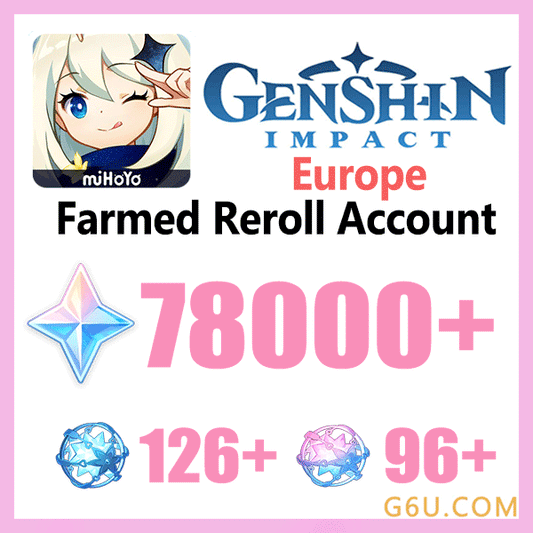 Genshin Impact Farmed Reroll Account ( Europe)