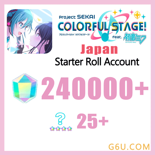 Project Sekai Colorful Stage Feat. Hatsune Miku Starter Roll Account ( Japan )