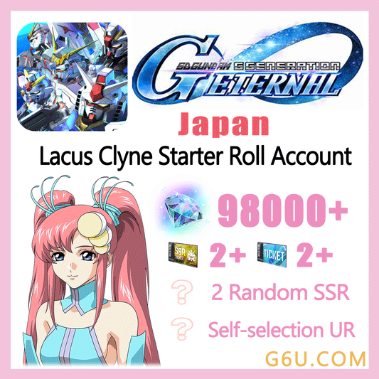 SD Gundam Generation ETERNAL Lacus Clyne Starter Roll Account（Japan）