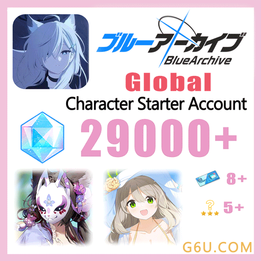 Blue Archive character Starter Account (Global)