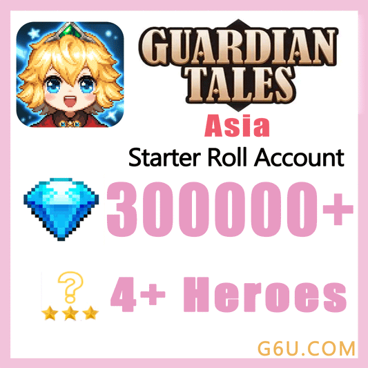 Guardian Tales Starter Roll Account( Asia )