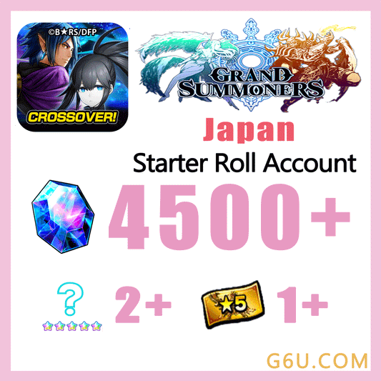 Grand Summoners Starter Reroll Account (Japan)