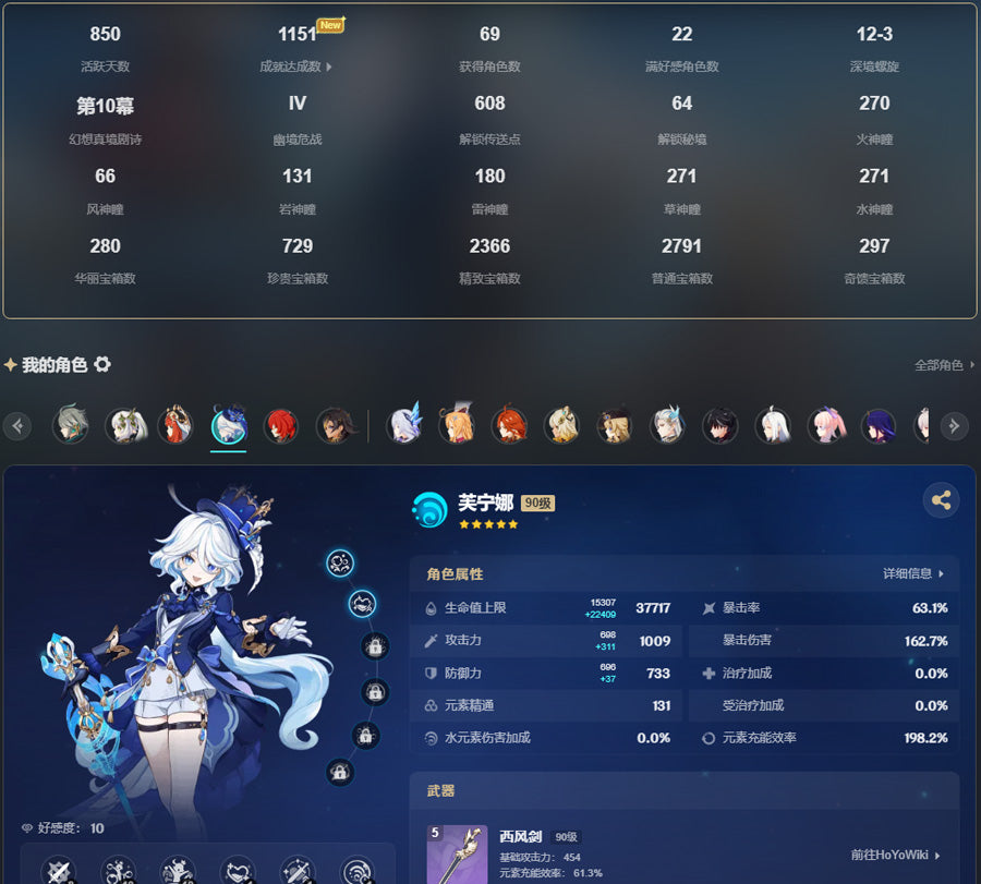 Genshin Impact 48 Gold Premium Account (Asia)