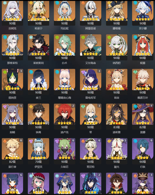 Genshin Impact 63 Gold Premium Account (Asia)