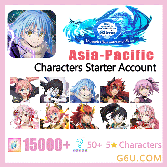SLIME ISEKAI Memories Characters Starter Account (Asia-Pacific)