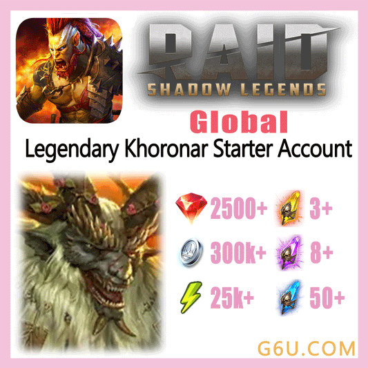 Raid: Shadow Legends Legendary Khoronar Starter Account (Global)