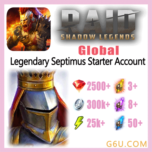 Raid: Shadow Legends Legendary Septimus Starter Account (Global)