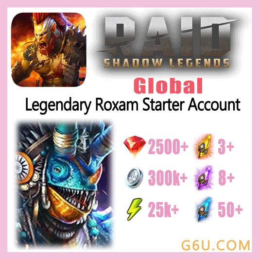 Raid: Shadow Legends Legendary Roxam Starter Account (Global)