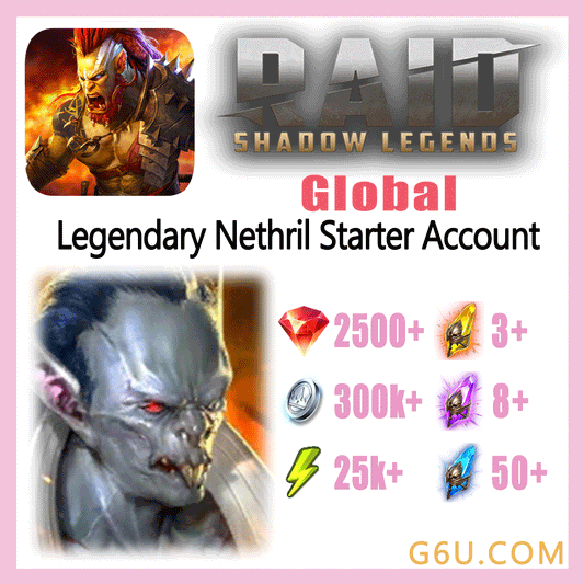 Raid: Shadow Legends Legendary Nethril Starter Account (Global)