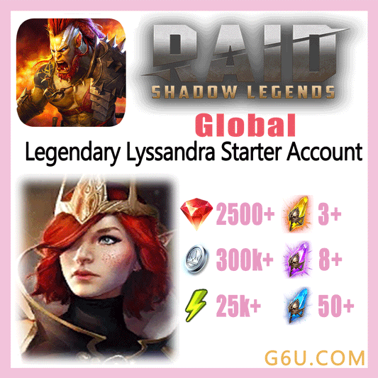 Raid: Shadow Legends Legendary Lyssandra Starter Account (Global)