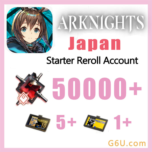 Arknights Starter Reroll Account (Japan)