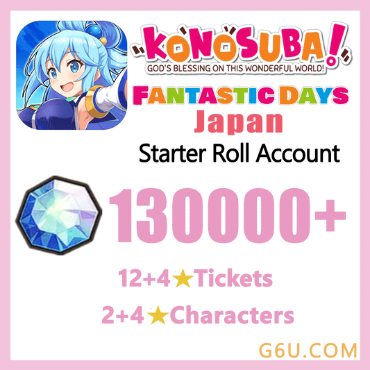 KonoSuba Fantastic Days Starter Roll Account ( Japan )