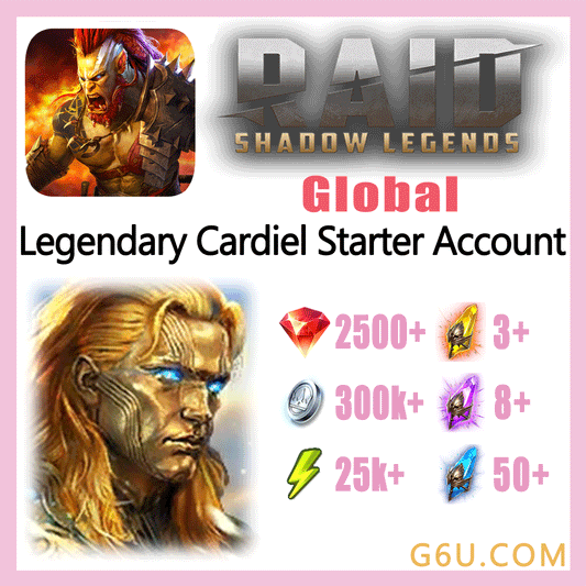 Raid: Shadow Legends Legendary Cardiel Starter Account (Global)