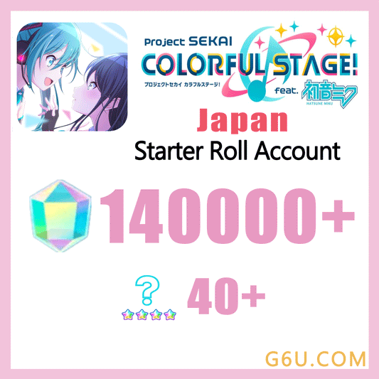 Project Sekai Colorful Stage Feat. Hatsune Miku Starter Roll Account ( Japan )