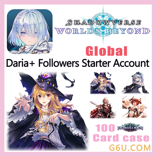 Shadowverse:Worlds Beyond Daria+Self-selected Follower Starter Account(Global)