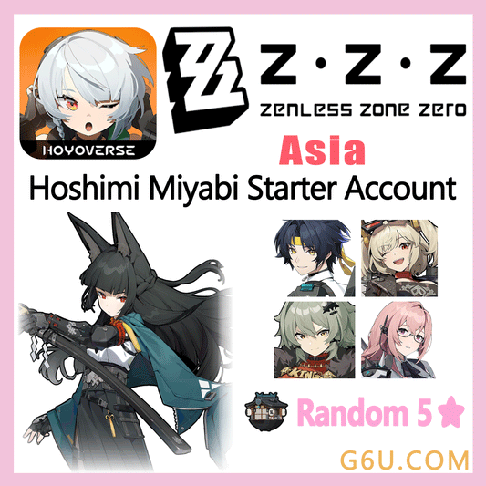 Zenless Zone Zero Hoshimi Miyabi Starter Account（Asia）