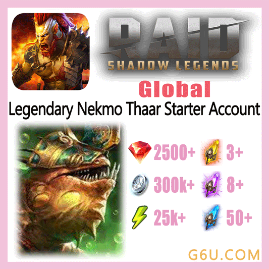 Raid: Shadow Legends Legendary Nekmo Thaar Starter Account (Global)