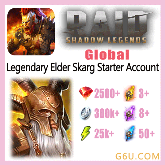 Raid: Shadow Legends Legendary Elder Skarg Starter Account (Global)