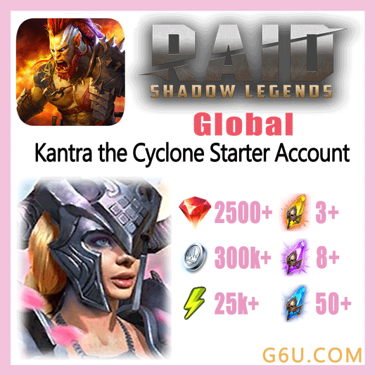 Raid: Shadow Legends Legendary Kantra the Cyclone Starter Account (Global)