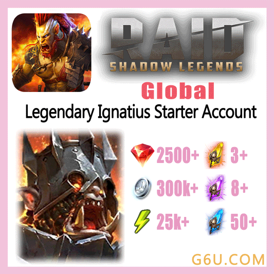 Raid: Shadow Legends Legendary Ignatius Starter Account (Global)