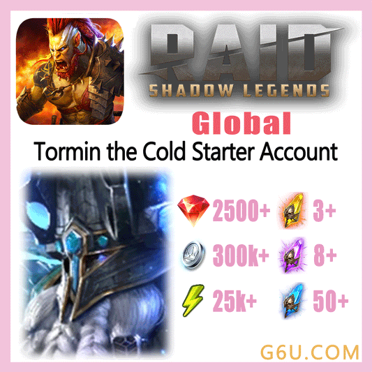 Raid: Shadow Legends Legendary Tormin the Cold Starter Account (Global)