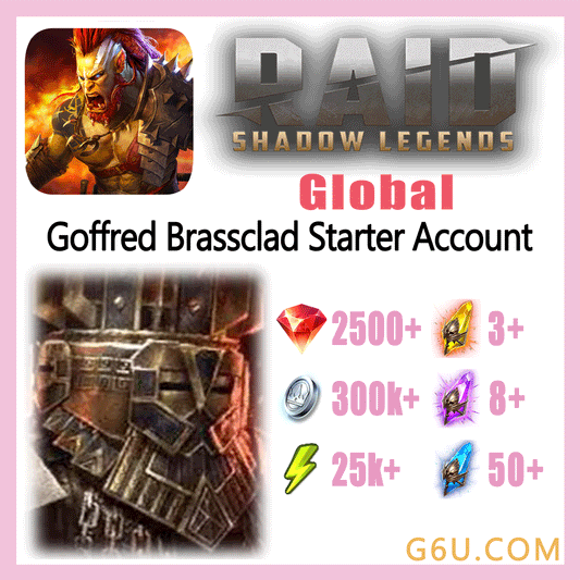 Raid: Shadow Legends Legendary Goffred Brassclad Starter Account (Global)
