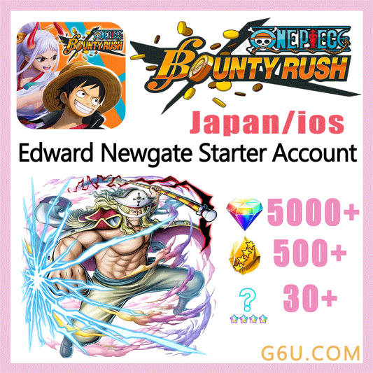 ONE PIECE Bounty Rush Edward Newgate Starter Account  ( Japan | IOS )