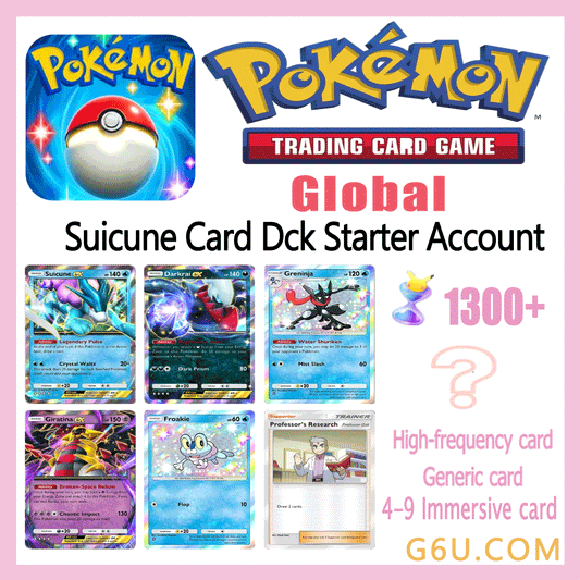 Pokémon TCG Pocket  Suicune Deck Starter Account ( Global )