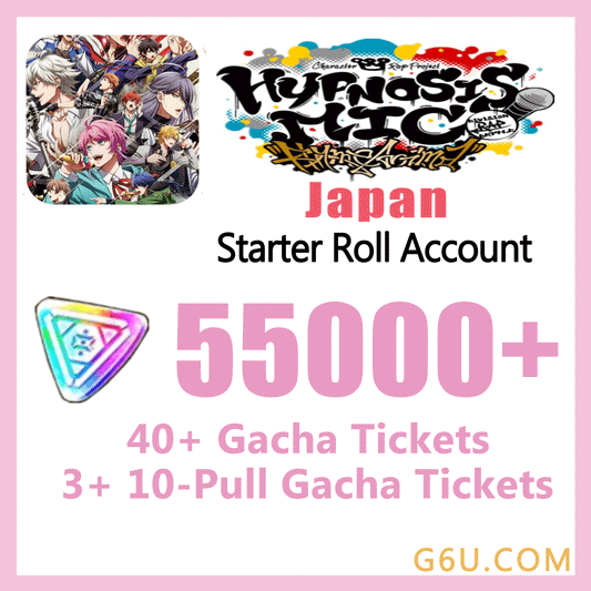 Hypnosis Mic -Alternative Rap Battle- HypMic Starter Reroll Account (Japan)