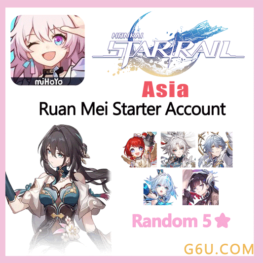 Honkai: Star Rail Ruan Mei Starter Account (Asia)
