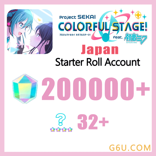 Project Sekai Colorful Stage Feat. Hatsune Miku Starter Roll Account ( Japan )