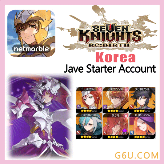 SEVEN KNIGHT:RE BRITH Jave Starter Account ( Korea )