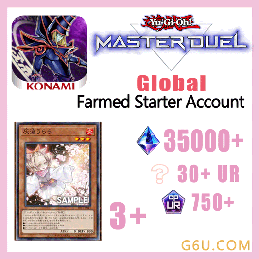 Yu-Gi-Oh! Master Duel Farmed Starter Account (Global)