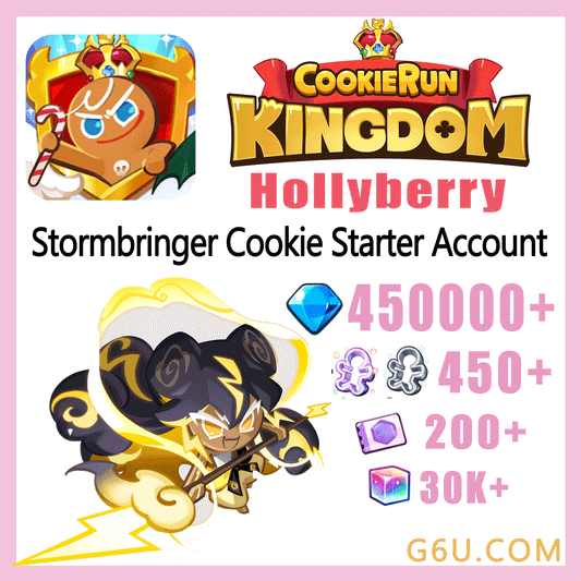 Cookie Run: Kingdom Stormbringer Cookie  Starter Account (Hollyberry)