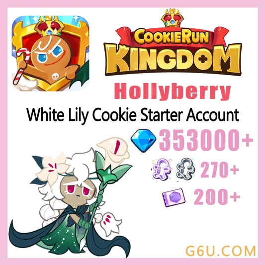 Cookie Run: Kingdom White Lily Cookie Starter Account (Hollyberry)