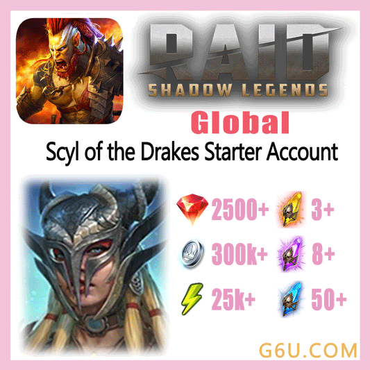 Raid: Shadow Legends Legendary Scyl of the Drakes Starter Account (Global)