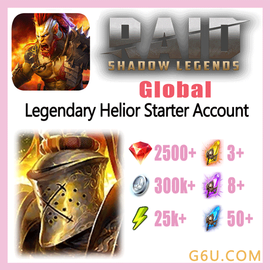Raid: Shadow Legends Legendary Helior Starter Account (Global)