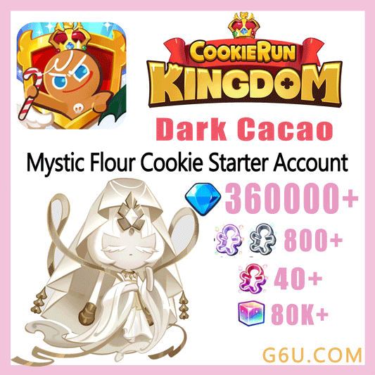 Cookie Run: Kingdom Mystic Flour Cookie Starter Account（Dark Cacao）
