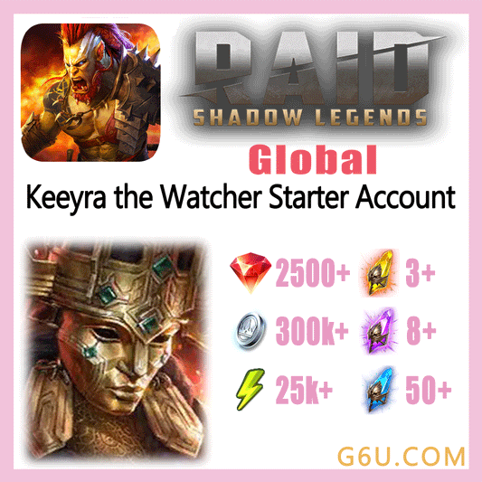 Raid: Shadow Legends Legendary Keeyra the Watcher Starter Account (Global)
