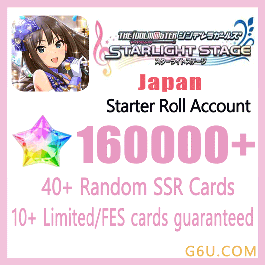 Idolmaster Cinderella Girls Starlight Stage iDOLM@STER Starter Reroll Account （Japan）