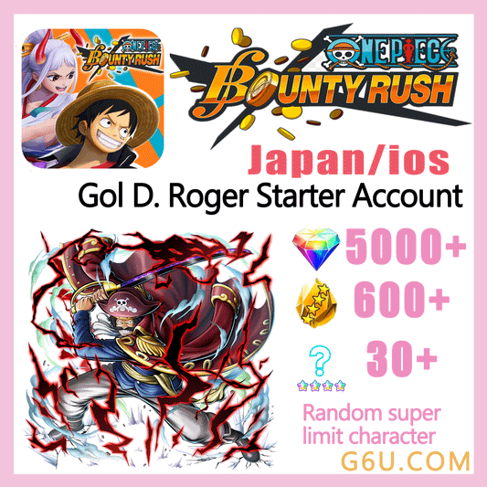 ONE PIECE Bounty Rush Gol D. Roger Starter Account (  Japan | iOS )