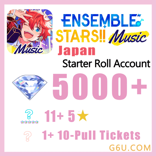 Ensemble Stars Music Enstars Reroll Fresh Starter Account（Japan）